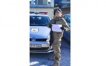 Policewomen from all over Bosnia and Herzegovina supported the #NisiSama movement