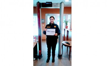 Policewomen from all over Bosnia and Herzegovina supported the #NisiSama movement