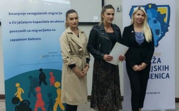 Policewomen from whole BiH at the Workshop on the role of policewomen in the process of reducing irregular migration