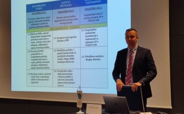 The first professional training for managers on the topic "Gender equality and gender-based discrimination in police structures in Bosnia and Herzegovina"