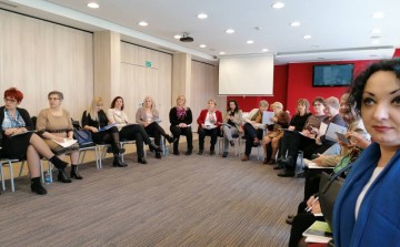 Članice Udruženja na obuci &bdquo;Osnaživanje žena za građansku participaciju i unapređenje dru&scaron;tvene kohezije u lokalnim zajednicama&ldquo; - II modul