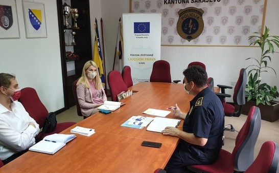 A meeting was held with the head of the Office of the Police Commissioner of the Canton Sarajevo MOI