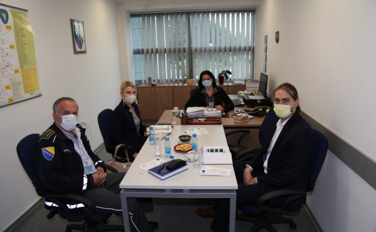 The Chairwomen of the Association visited the BiH Border Police