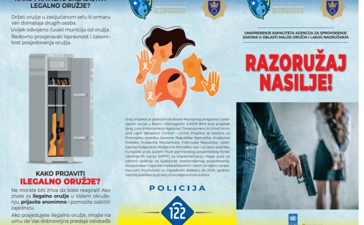 Udruženje MPS  provodi mini kampanju  &ldquo;RAZORUŽAJ NASILJE&rdquo;